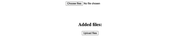 Frontend multi-upload